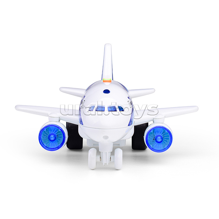 Самолет "Авиация" 1:200 (свет,звук) в коробке