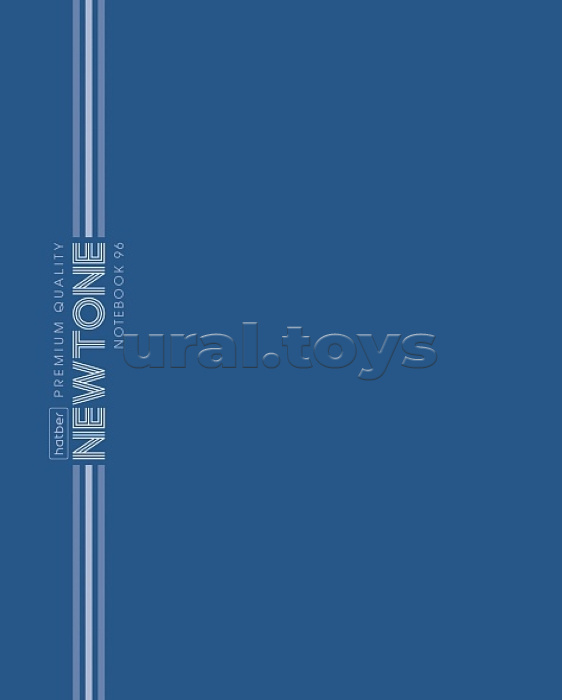 Тетрадь 96л. линия "Чернильное небо" А5 на скобе обложка мелованный картон Soft-touch NEWtone Pastel