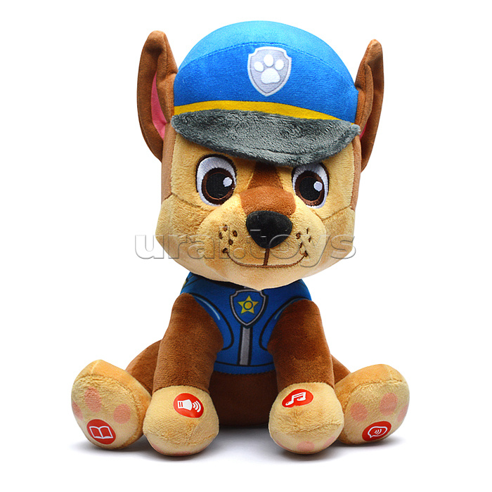 Говорящий щенок 25см, (говорит, поёт,) в коробке