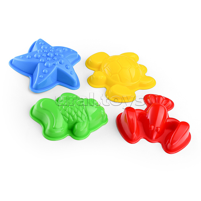 Набор для песка L18см (формочки 4шт)