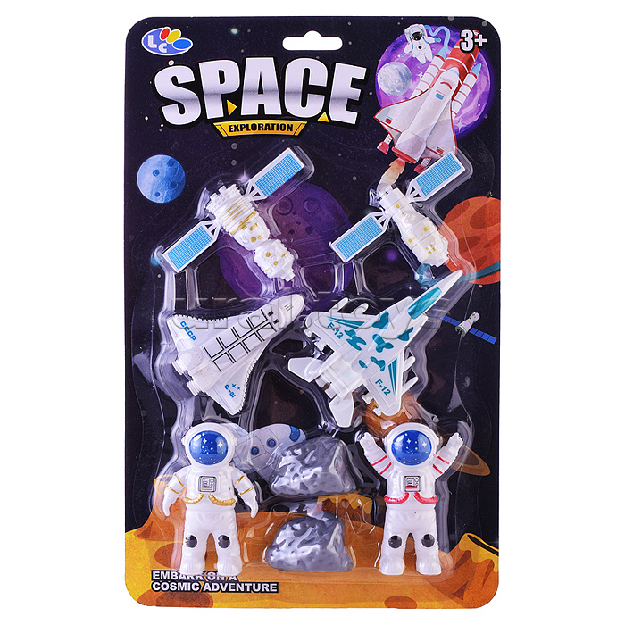 Набор космос "Дружные космонавты" на листе