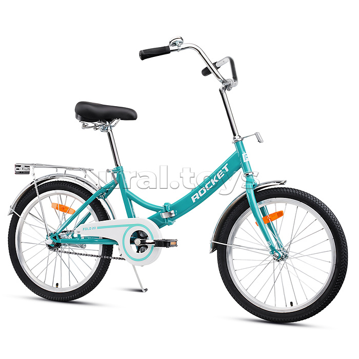 Велосипед 20" Rocket City Fold 20, цвет бирюзовый, размер 13,5"