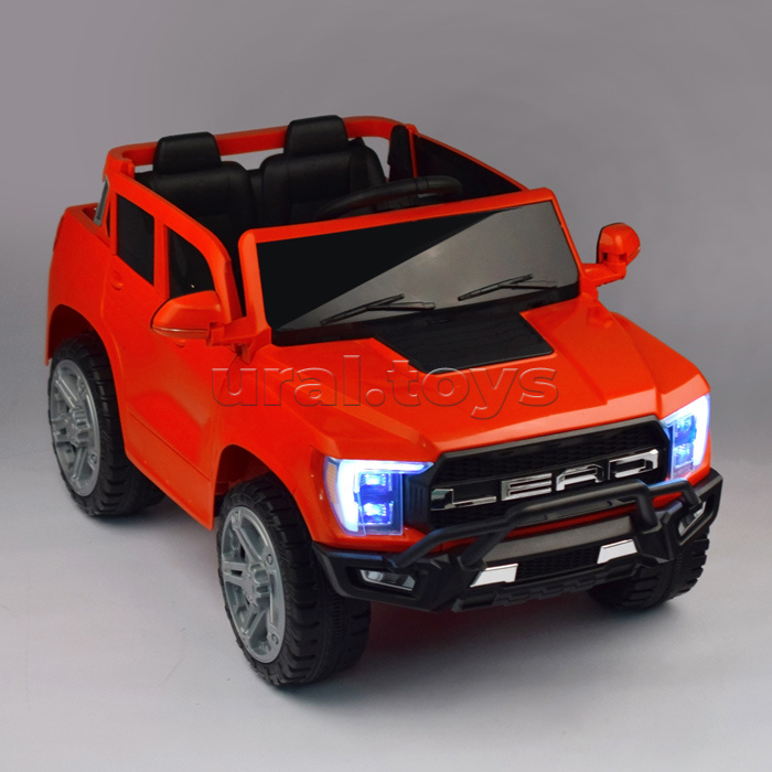 Электромобиль "Городской гигант" на аккумуляторе, с р/у управлением, в коробке (красный)