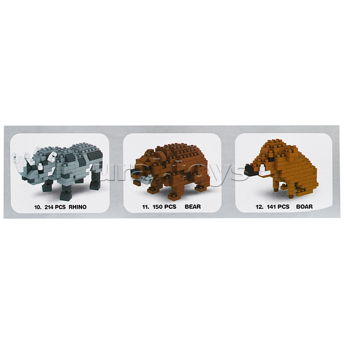 Конструктор "Фигурки: Царство животных" в коробке