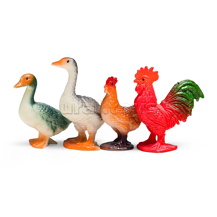 Набор животных "Счастливая ферма-3" в пакете