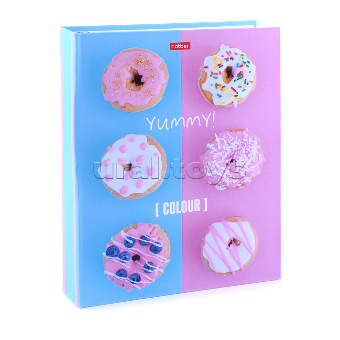 Тетрадь 160л А5ф на 4-х кольцах "Yummy!" в индив.упак.