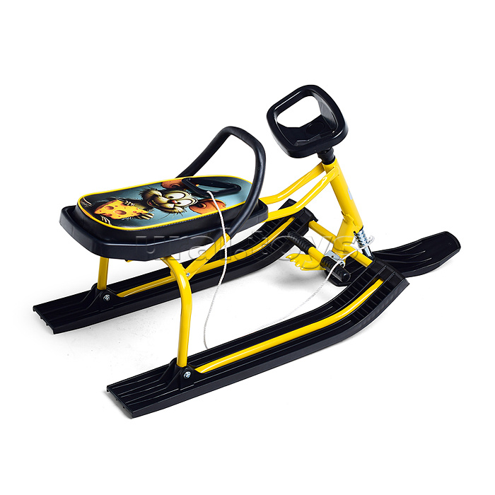 Игрушка Снегокат детский 212 "Play" разборный с высокой рамой и со спинкой (Грызун)