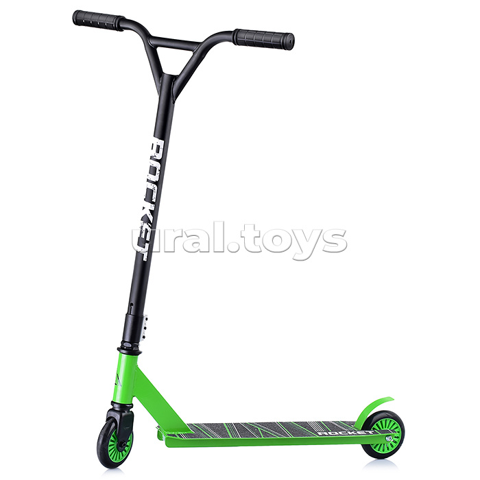 Самокат трюковый ROCKET,колеса PU/пластик 100 мм,ABEC 7