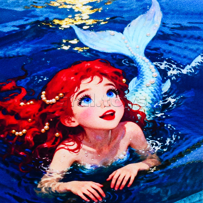 Мозаика алмазная "Русалочка" 20*20 см.