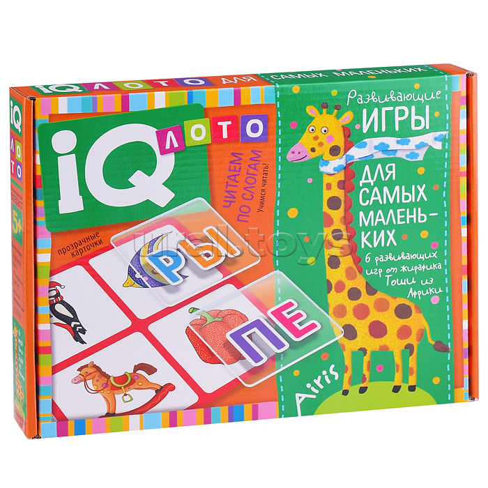 Пластиковое лото для малышей (нов) 5+ Читаем по слогам. Учимся читать! Куликова Е.Н., Сухарева О.В.