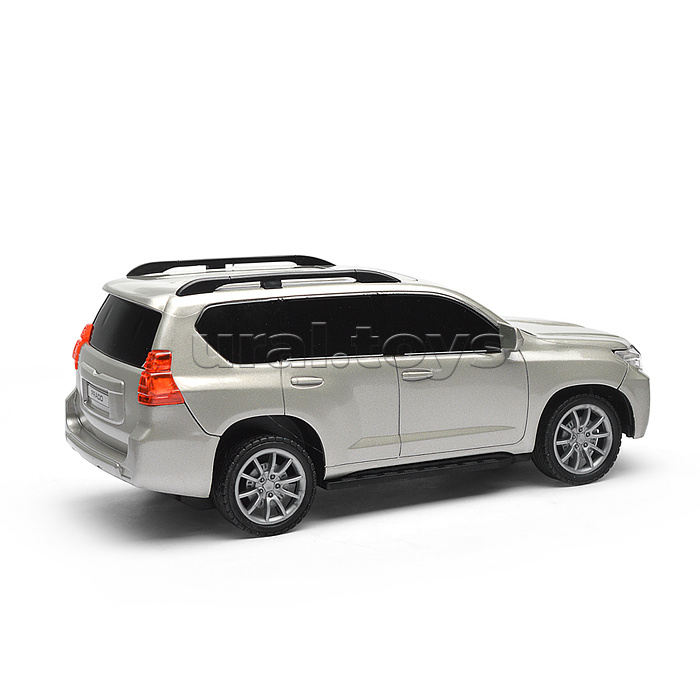 Машина р/у Toyota Prado свет, 19 см, ,серебр, в коробке Машина р/у Toyota Prado свет, 19 см, ,серебр, в коробке