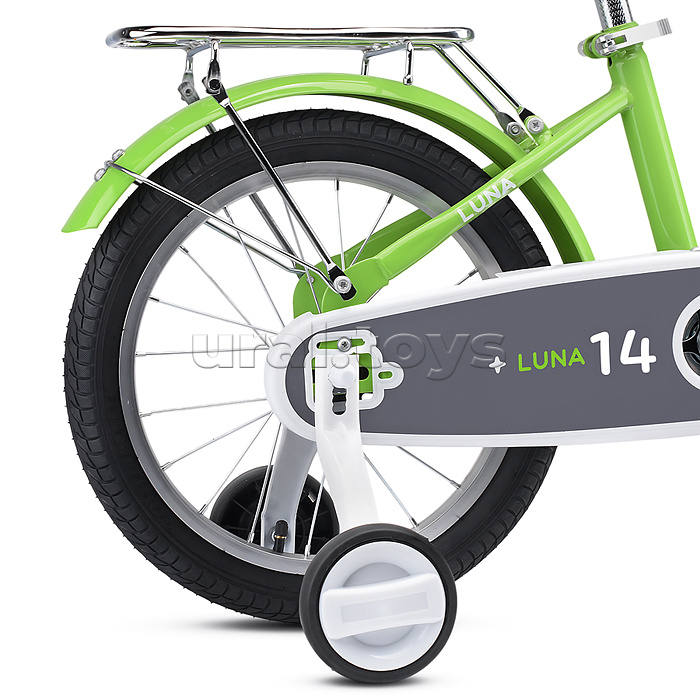 Велосипед 14" Rocket Luna, цвет зеленый