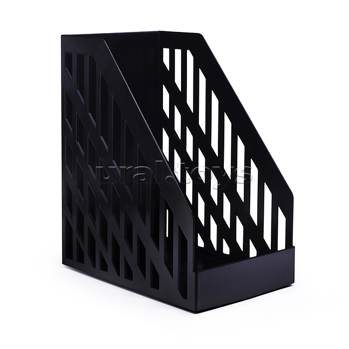 Вертикальный накопитель А4 "Classic" размер 245x155x285 мм, полистирол, увеличенная ширина, черный