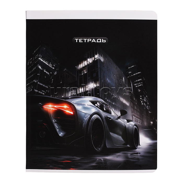 Тетрадь 48 л, клетка "Сити-драйв" А5+, мягкий переплёт (2 скобы)