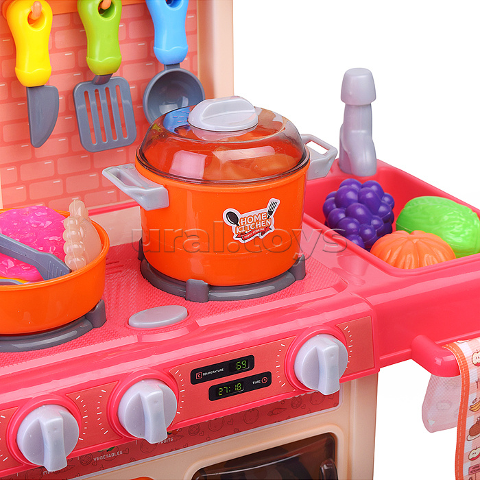 Игровой набор кухня "Маленький шеф" цвет розовый, в коробке