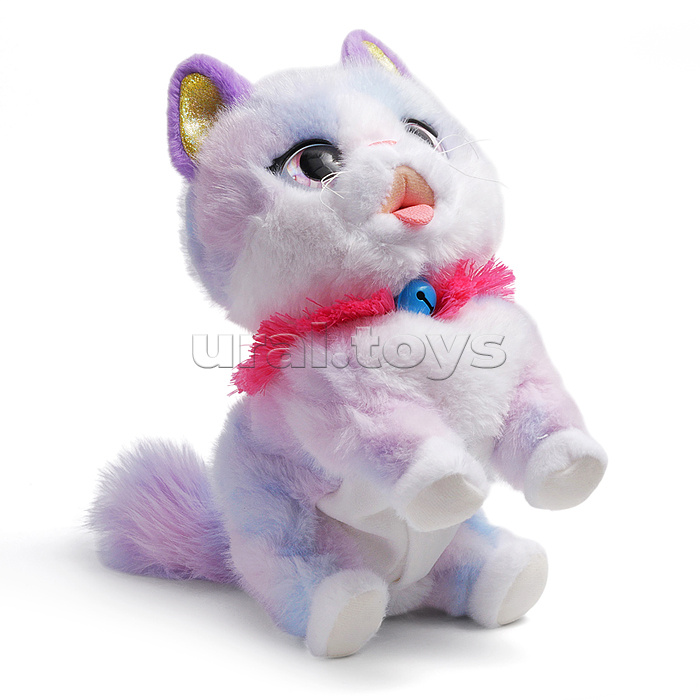 Мягкая игрушка "Кошка "Бусинка" интерактивная, в коробке