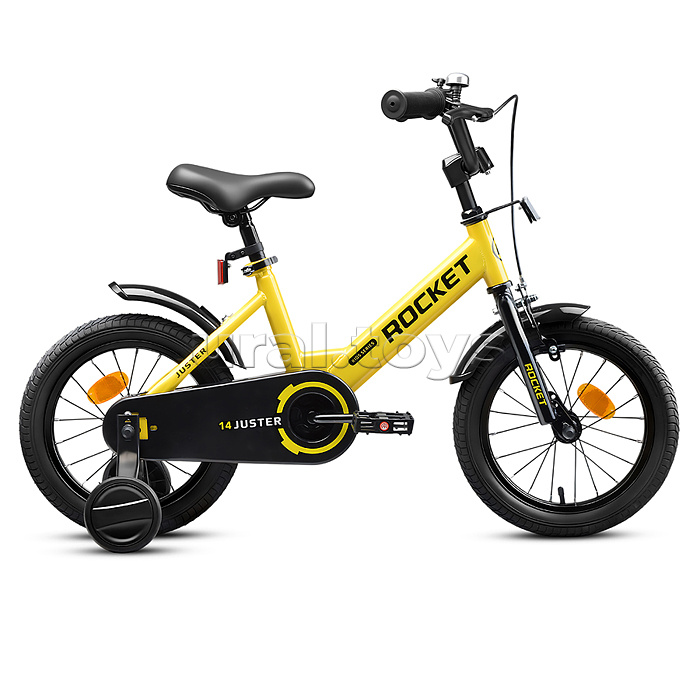 Велосипед 14" Rocket Juster, цвет желтый