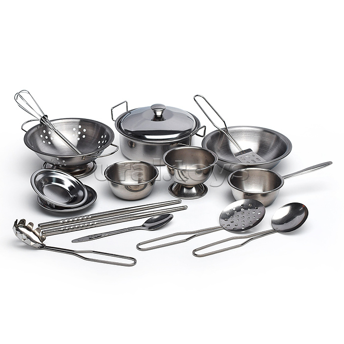 Набор детской посуды "Шеф поварёнок" в контейнере