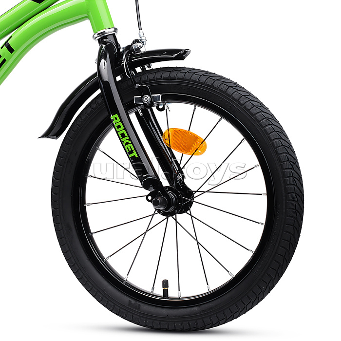 Велосипед 14" Rocket Kind, цвет зелный