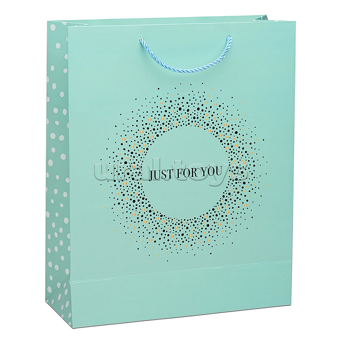 Пакет подарочный "Just for you" 26х10х32 см