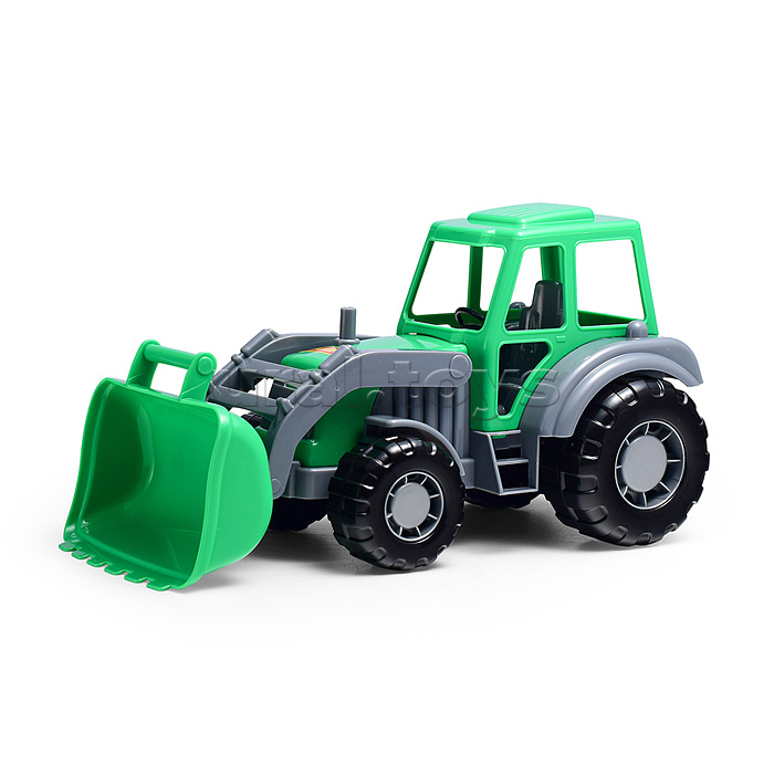 Алтай, трактор с прицепом №1 и ковшом