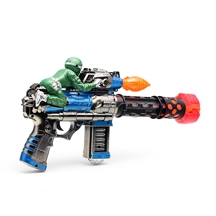 Автомат "Герой" на батарейках, в пакете