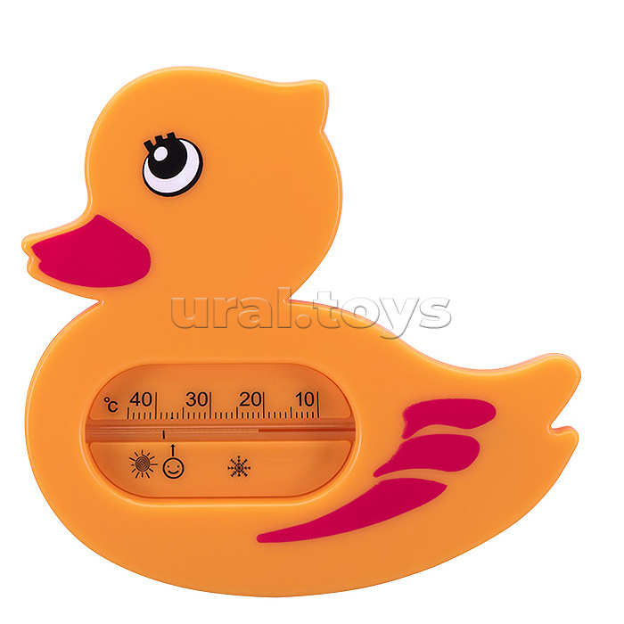 Термометр для ванной "Уточка" оранжевый
