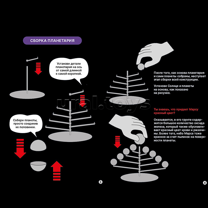 Набор для опытов "Планетарий"