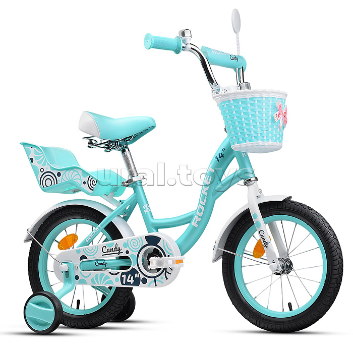 Велосипед 14" Rocket Candy, цвет мятный