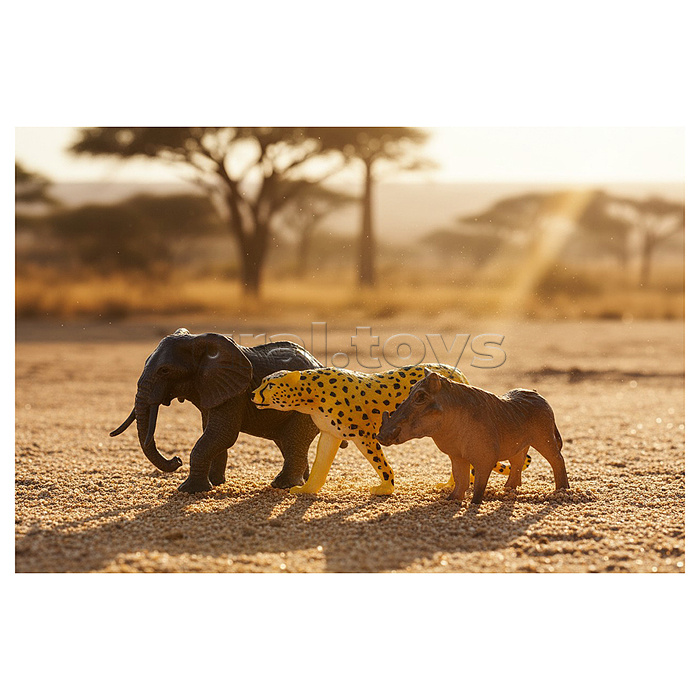 Набор животных "Дикая природа" в пакете