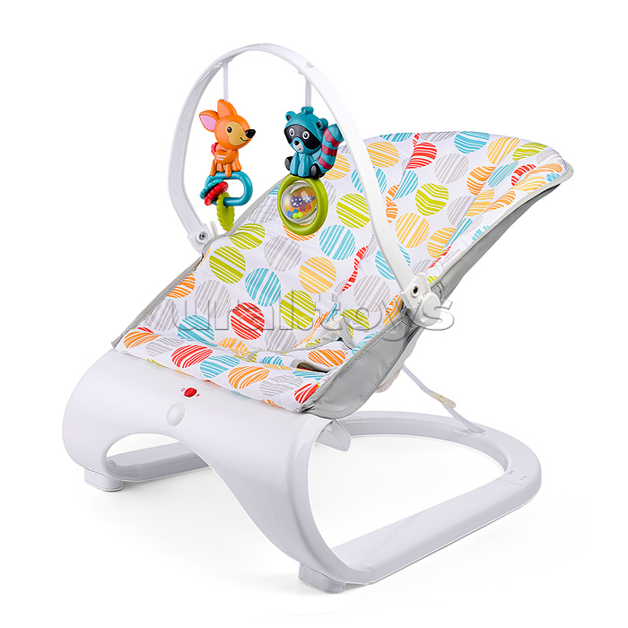 Шезлонг детский "Счастливое детство" в коробке