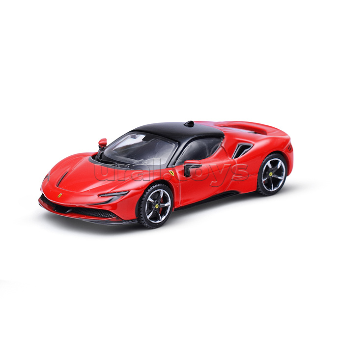 Гоночная машинка die-cast Ferrari - SF90 Stradale, 1:43,  красная