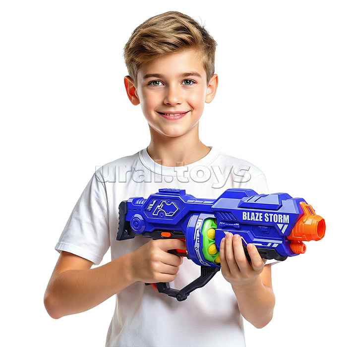 Бластер "Blaze Storm" с мягкими пулями, в коробке