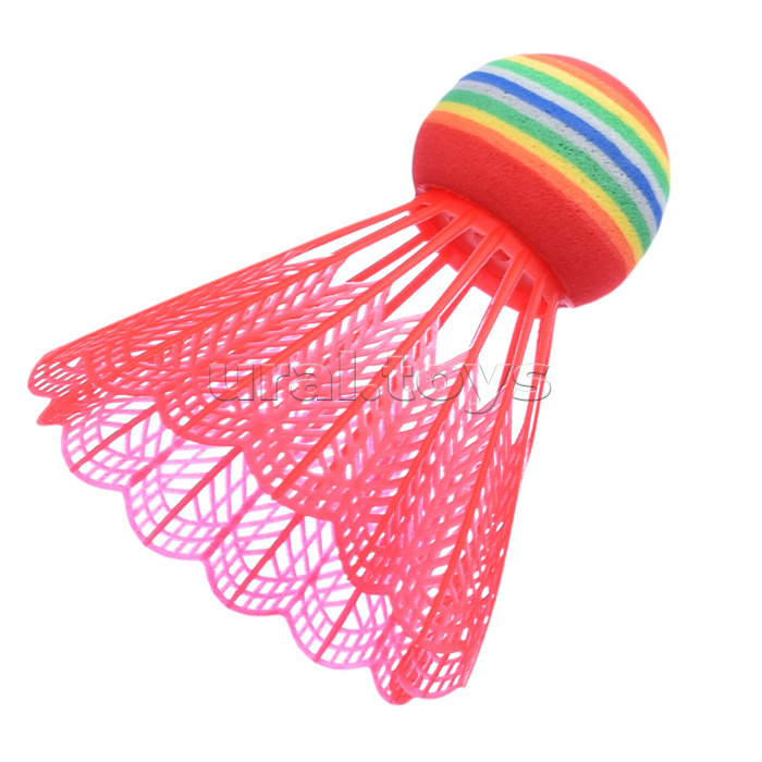 Набор воланчиков для бадминтона (10 шт.) цветной