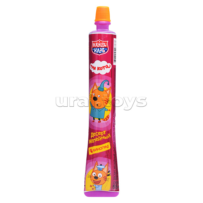 Десерт желейный "Зубная паста" ассорти (Три кота) 55гр*30шт