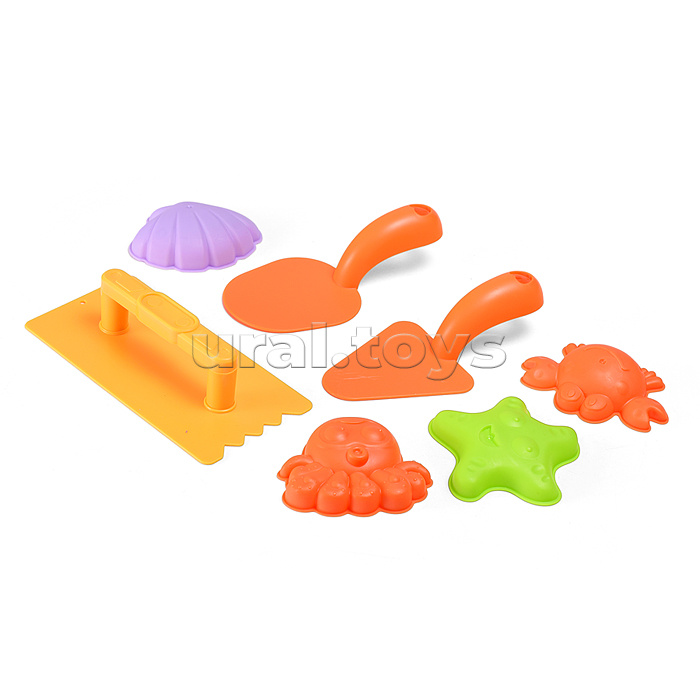 Набор для игры в песке "Пляжные приключения" в сетке