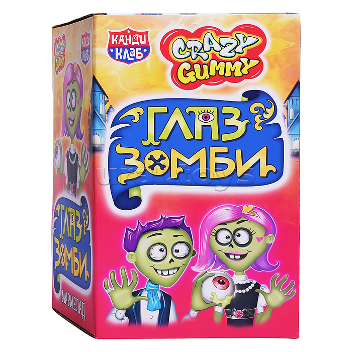 Мармелад "CRAZY GUMMY. Глаз зомби" 10гр*75шт
