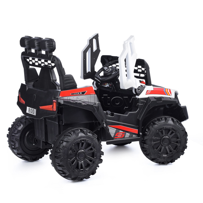 Электромобиль "Загородный движ" на аккумуляторе, с р/у управлением, в коробке (белый)