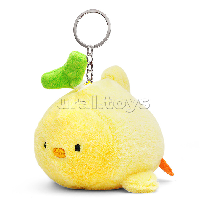 Мягкая игрушка-брелок "Собака Чили" с кольцом 12см