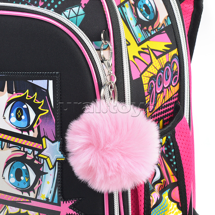 Рюкзак "Premier. BFF" школьный жесткий 37x28x18 см (17 л) вес 1000 г, 2 отделения на молнии для формата A4, 1 передний карман с органайзером, 2 боковых кармана сеточкой на резинке, эргономичная формоустойчивая вентилируемая спинка (евросетка) и мягкие S-о Рюкзак "Premier. BFF" школьный жесткий 37x28x18 см (17 л) вес 1000 г, 2 отделения на молнии для формата A4, 1 передний карман с органайзером, 2 боковых кармана сеточкой на резинке, эргономичная формоустойчивая вентилируемая спинка (евросетка) и мягкие S-о