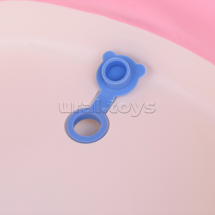 Ванночка для купания (цвет: белый/розовый), в пакете