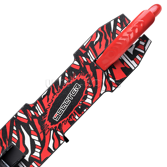 Самокат 2-х кол., красный, d 200 мм., PU, в коробке