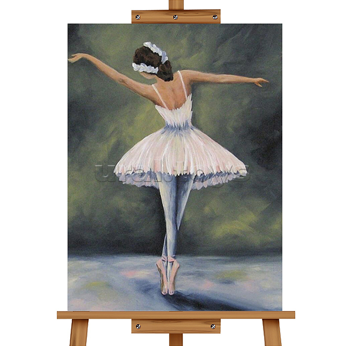 Набор для рисования "Картина по номерам 30*40 см. Балерина"