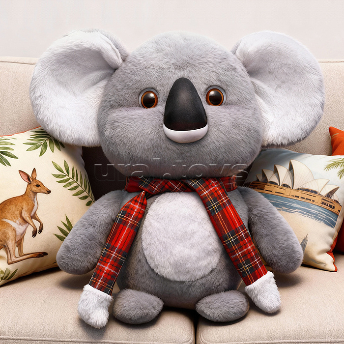 Коала с шарфом