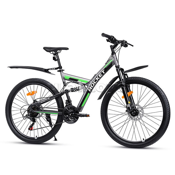 Велосипед 26" Rocket Azkar Pro, цвет серый, размер 18"