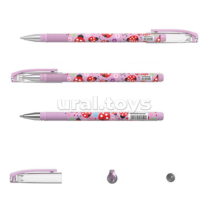 Ручка шариковая автоматическая ColorTouch® Ladybug, цвет чернил синий