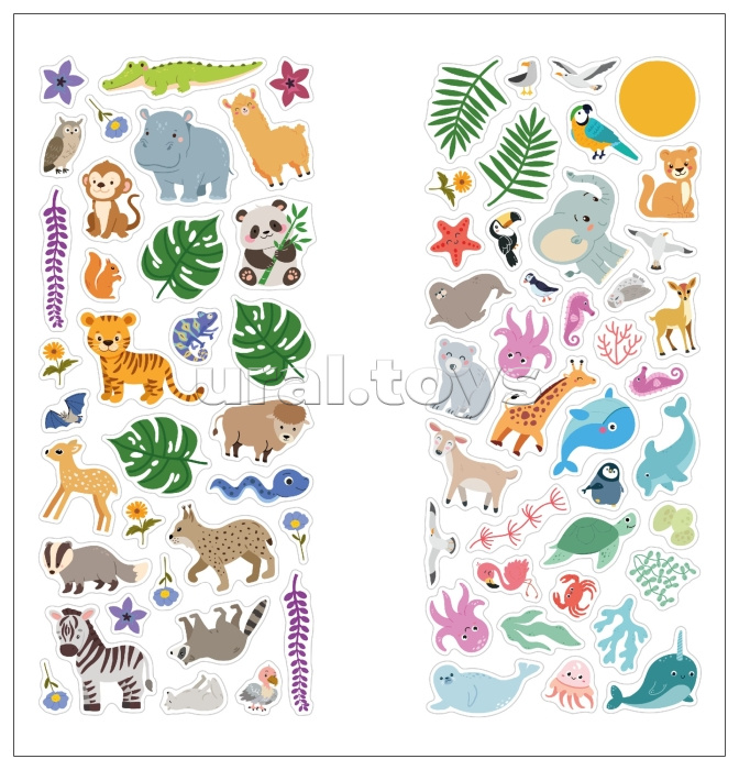 Веселые наклейки. Мамы и малыши Веселые наклейки. Мамы и малыши