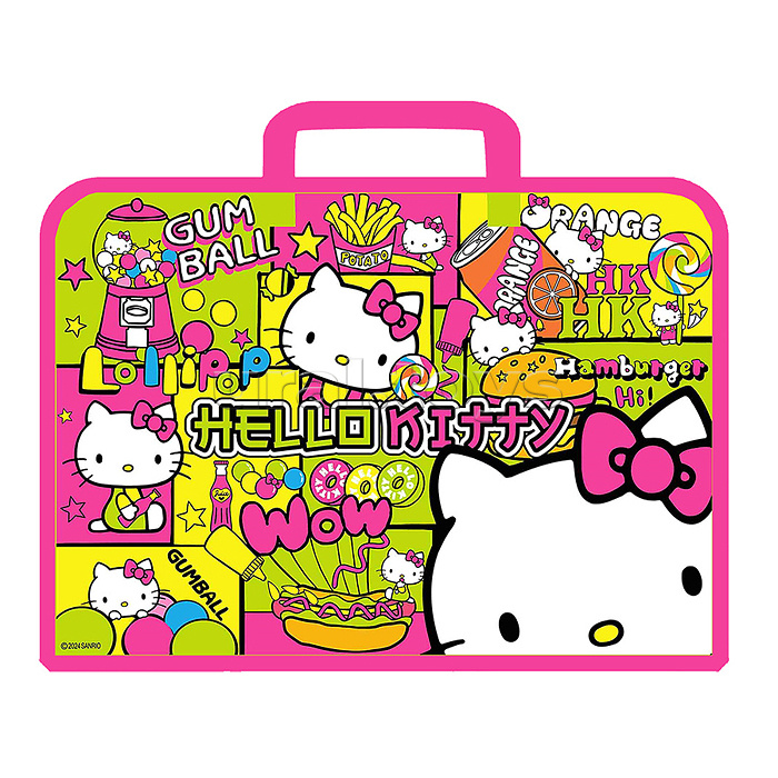Папка пластиковая с ручками "Hello Kitty", А4