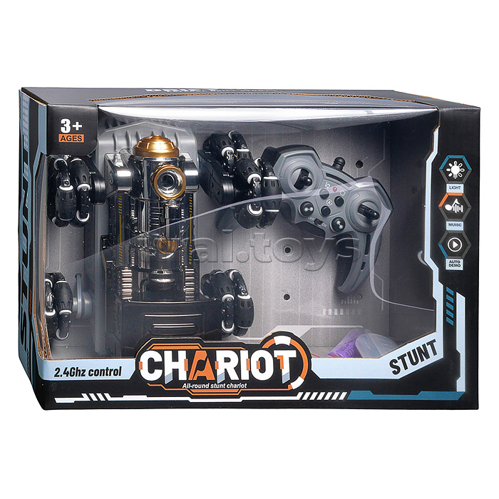 Машина "Супер-вагон" р/у, 27 MHz, с дымом, в коробке