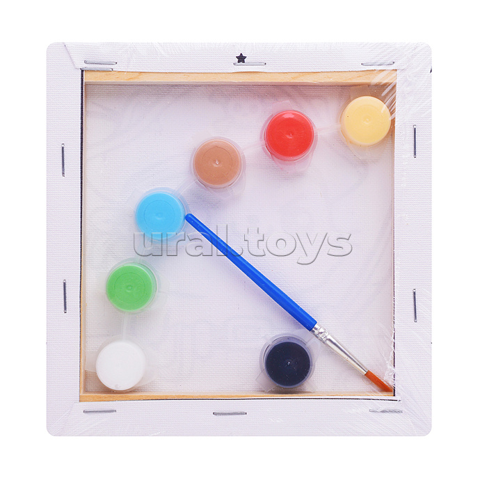 Картина по номерам "Котёнок-пират" 15х15см